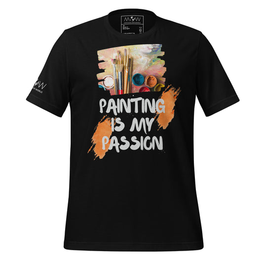 Painting Is My Passion - Artist Tools Edition Black Motivational Men's T-Shirt