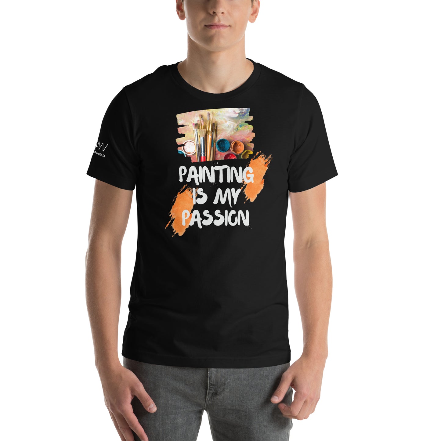 Painting Is My Passion - Artist Tools Edition Black Motivational Men's T-Shirt