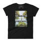 Palm Trees and Planes Women’s Motivational Black T-Shirt