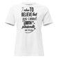 Passionate and Strong White Motivational Women’s T-Shirt