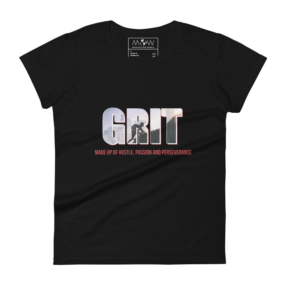 Perseverance Women’s Motivational Black T-Shirt