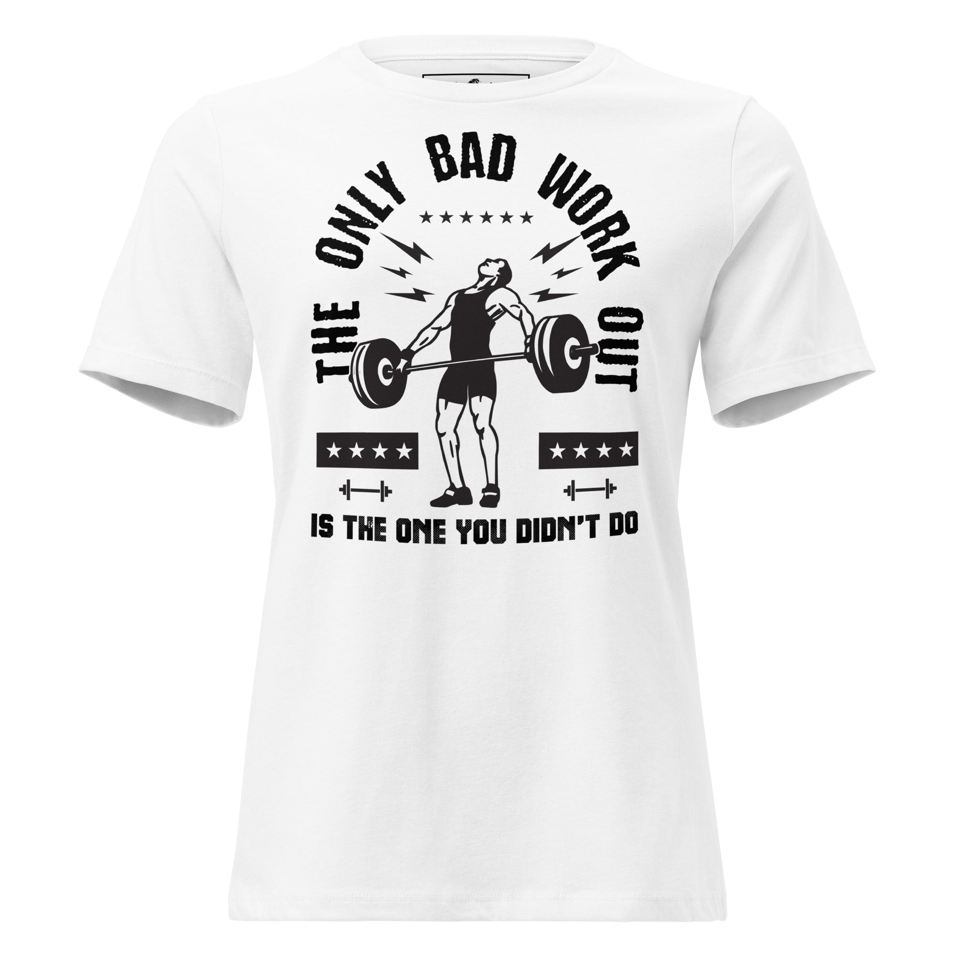 Power Unleashed White Motivational Women’s T-Shirt