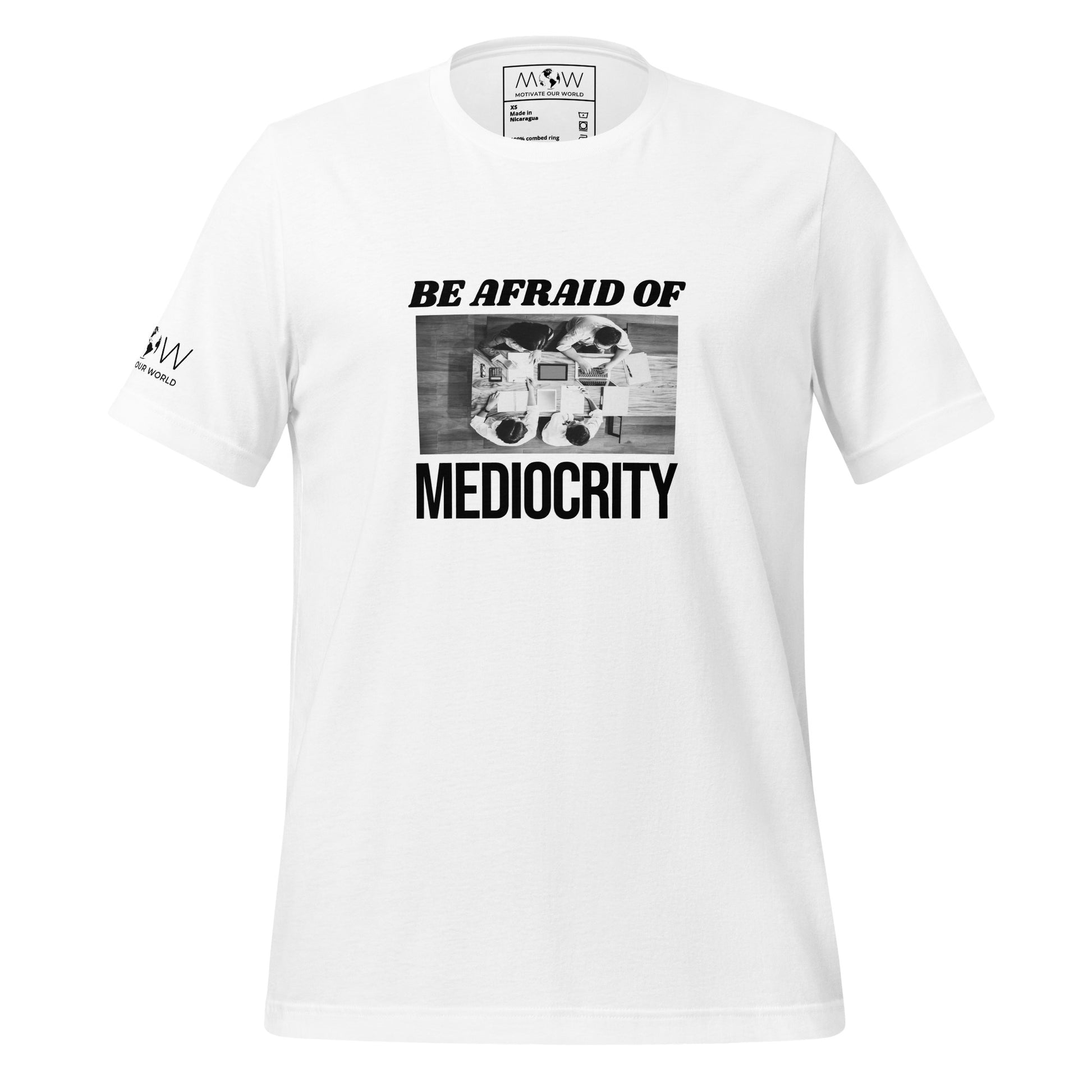 Power of Teamwork Men's Motivational White T-Shirt