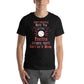 Practice Until You Can't Get It Wrong Baseball Men's Motivational Black T-Shirt
