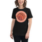 Practice Until You Can't Get It Wrong Basketball Circle Black Motivational Women’s T-Shirt Lifestyle