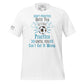 Practice Until You Can't Get It Wrong Soccer Men's Motivational White T-Shirt