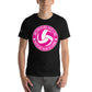 Practice Until You Can't Get It Wrong Volleyball Circle Men's Motivational Black T-Shirt