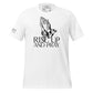 Praying Hands with Rosary Design Men's Motivational White T-Shirt