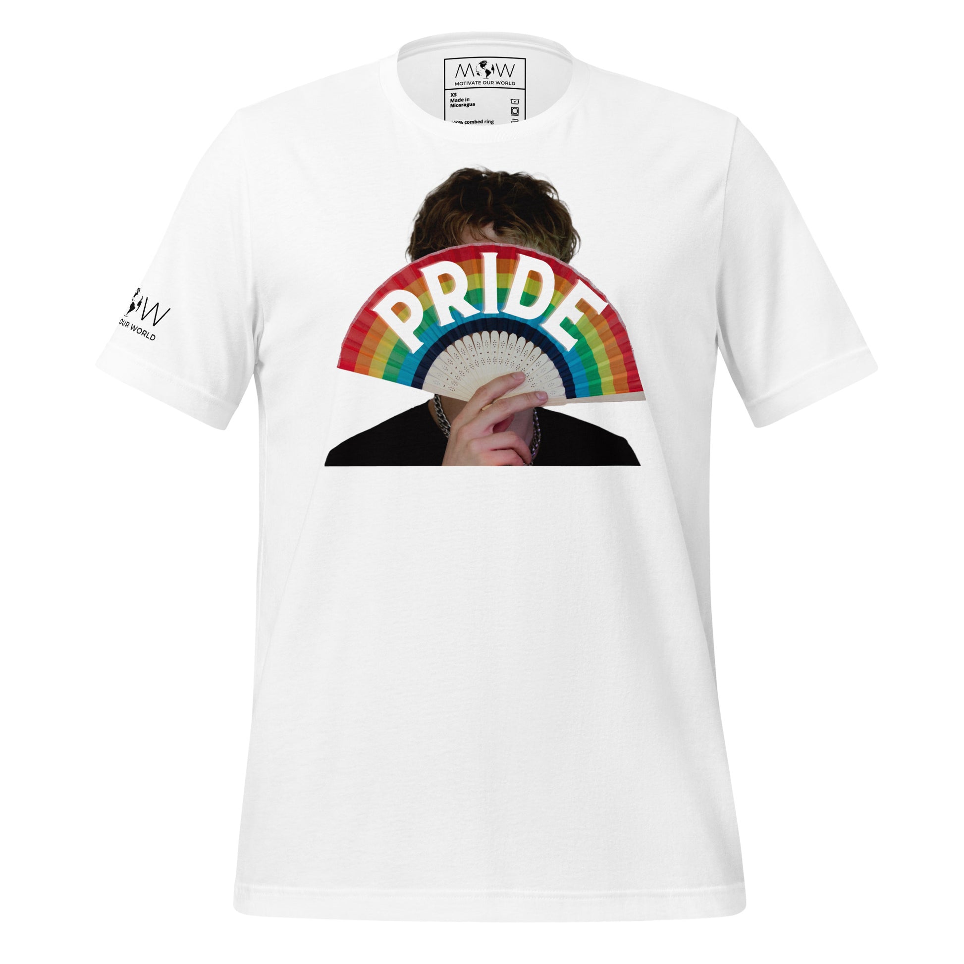 Pride Fan White Motivational Men's T-Shirt