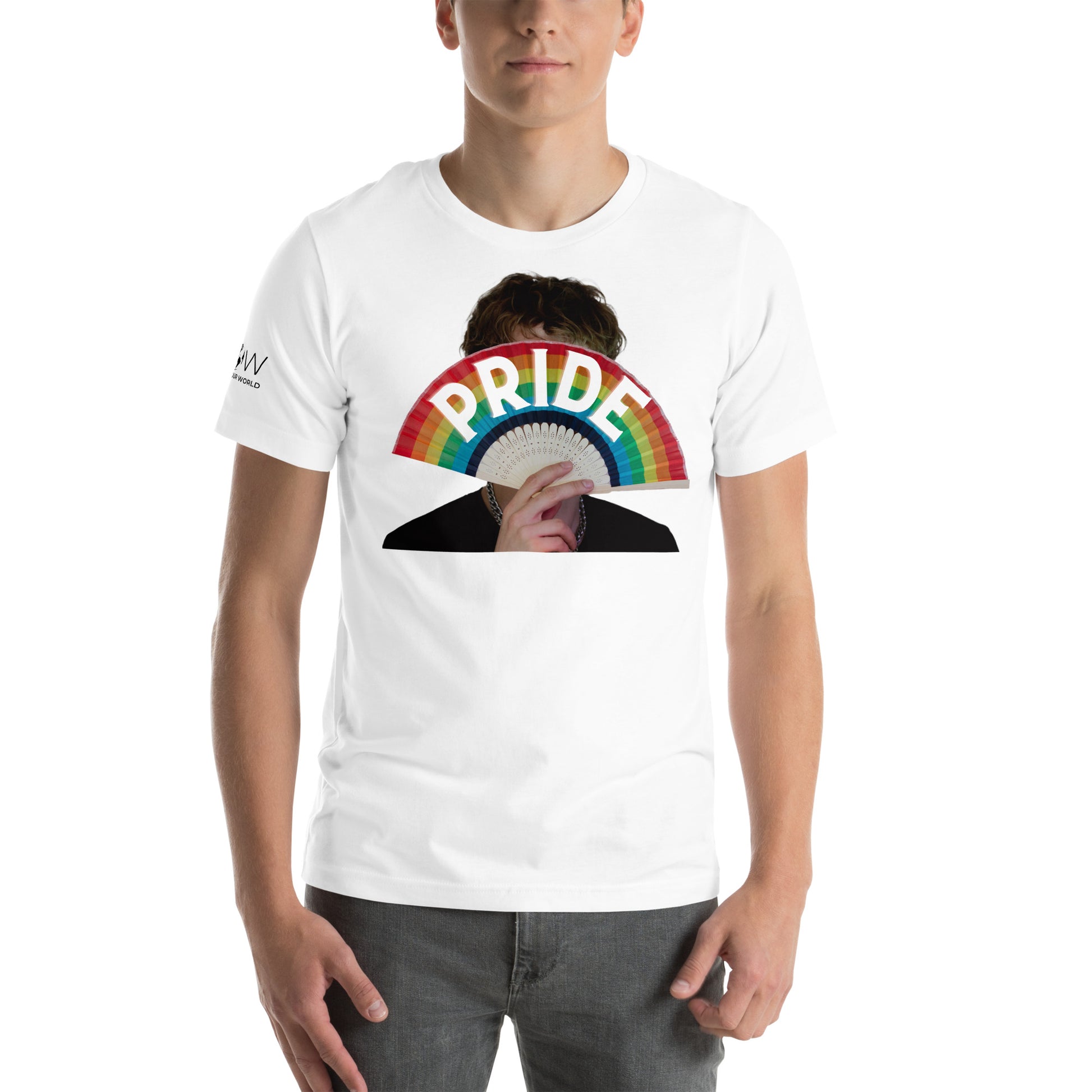 Pride Fan White Motivational Men's T-Shirt