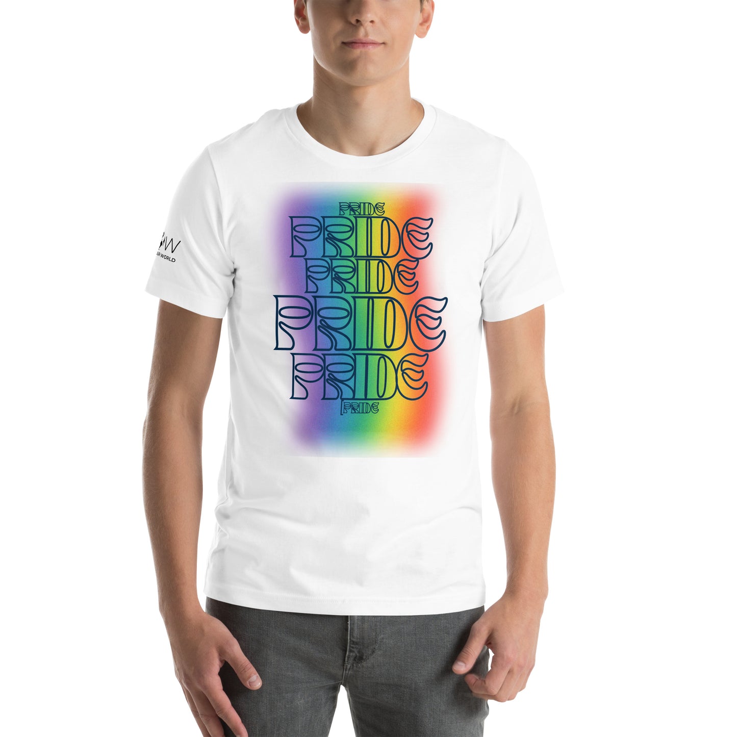 Pride Wave White Motivational Men's T-Shirt