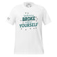 Product mockupYou'll Never Go Broke Investing in Yourself Men's Motivational White T-Shirt 