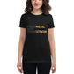 Progress, Not Perfection Women’s Motivational Black T-Shirt