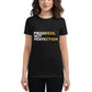 Progress, Not Perfection Women’s Motivational Black T-Shirt