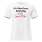 Progress is Progress No Matter How Small White Motivational Women’s T-Shirt