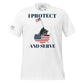 Protect and Serve Men's Motivational White T-Shirt