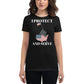 Protect and Serve Women’s Motivational Black T-Shirt