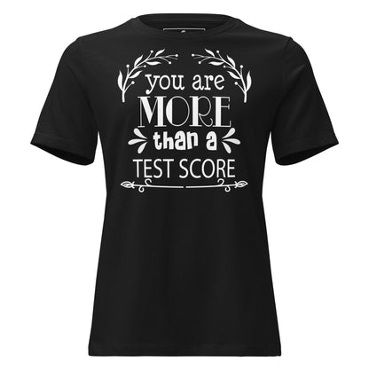 Proud Educator Black Motivational Women’s T-Shirt