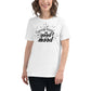 "Prove Them Wrong" White Motivational Women’s T-Shirt Lifestyle