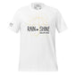 Rain or Shine White Motivational Men's T-Shirt