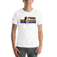 Rainbow Reflection Pride White Motivational Men's T-Shirt