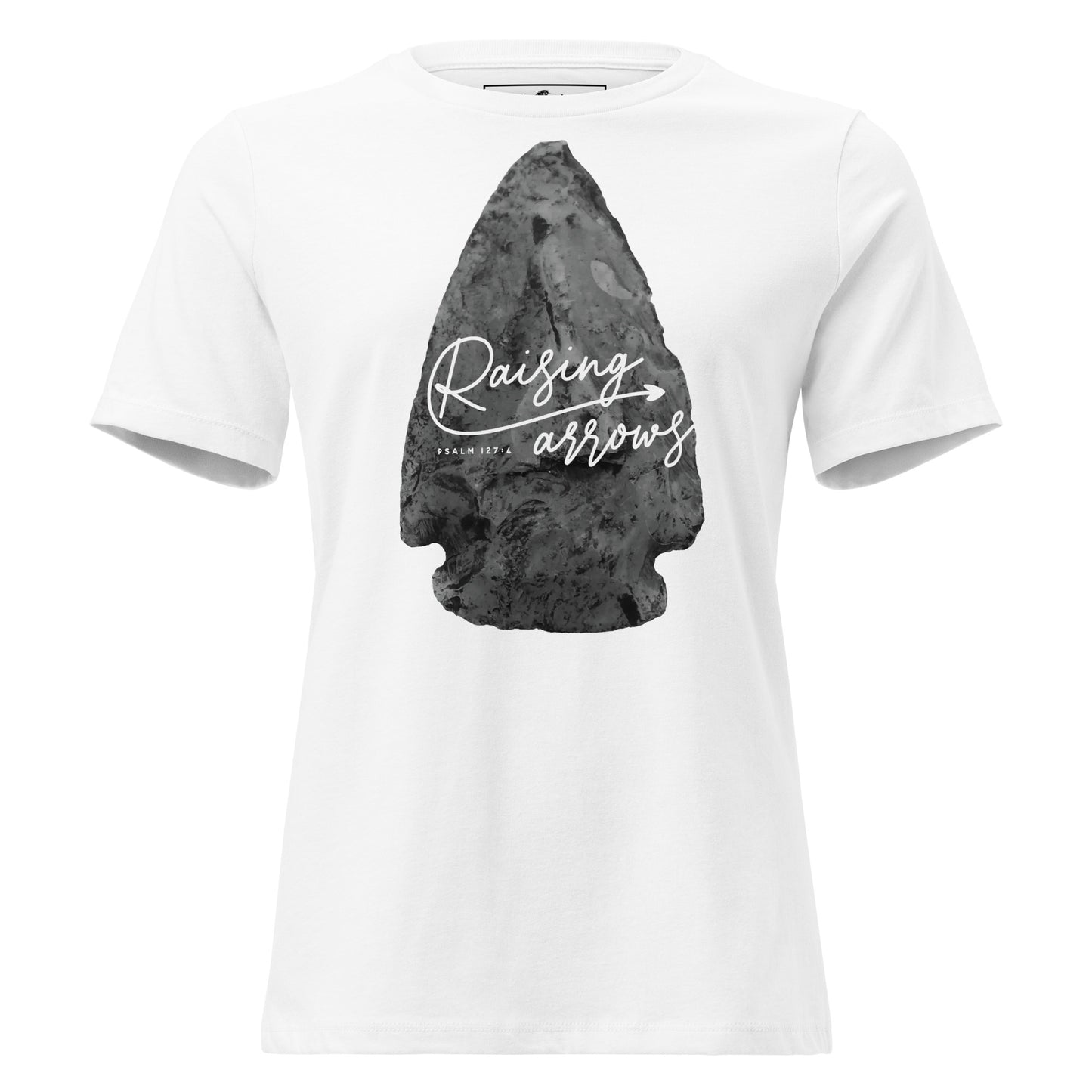Raising Arrows - Arrowhead Edition White Motivational Women’s T-Shirt