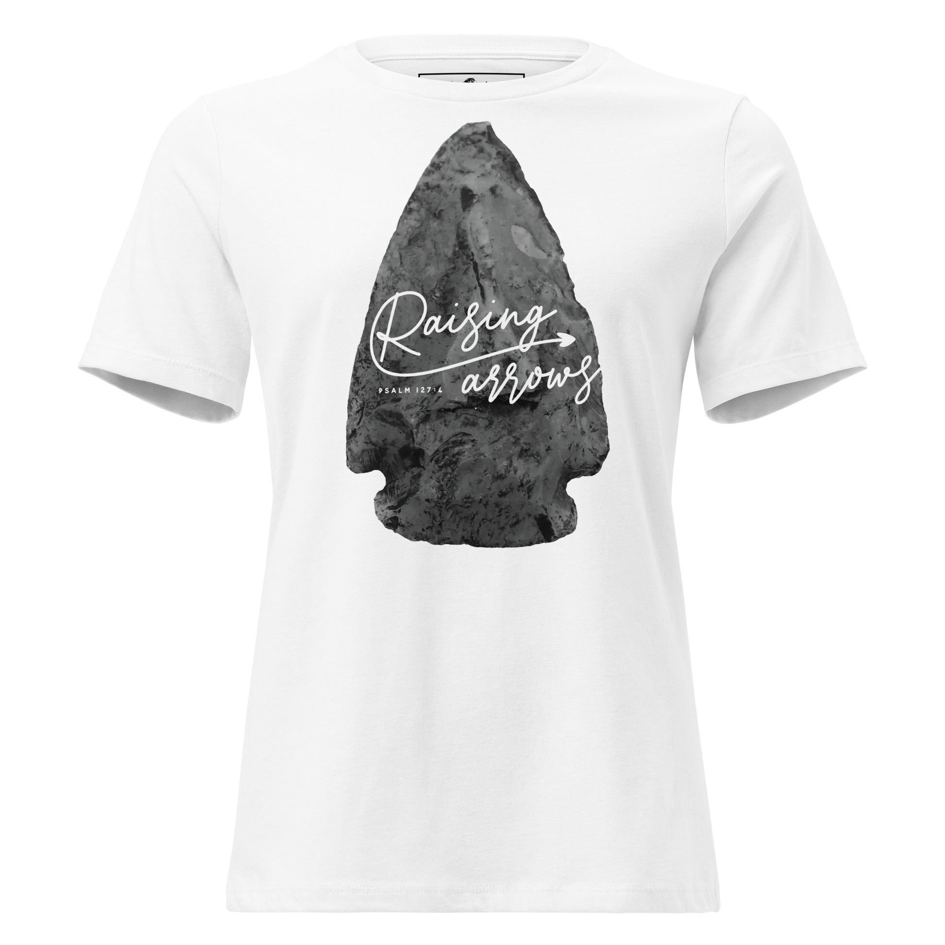 Raising Arrows - Arrowhead Edition White Motivational Women’s T-Shirt