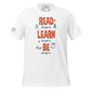 Read Learn Be More Cute Motivational Book White Motivational Men's T-Shirt