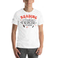 Reading & Exercise – Bold Edition White Motivational Men's T-Shirt