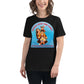 Rejoice With Your Family – Land of Life Black Motivational Women’s T-Shirt Lifestyle