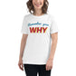 Remember Why White Motivational Women’s T-Shirt Lifestyle