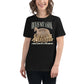 "Rich Is Not a Goal – Gold Coin Edition" Black Motivational Women’s T-Shirt Lifestyle