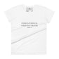 "Rise Above" Women’s Motivational White T-Shirt