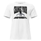 Rise and Grind White Motivational Women's T-Shirt