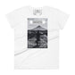 Sacrifice, Hustle, Focus Women’s Motivational White T-Shirt