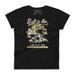 Salt in the Air, Sand in My Hair Women’s Motivational Black T-Shirt