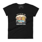 Salt in the Air, Sand in My Hair (Travel Edition) Women’s Motivational Black T-Shirt