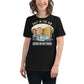 Salt in the Air, Sand in My Hair (Travel Essentials Design) Black Motivational Women’s T-Shirt Lifestyle