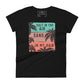 Salt in the Air, Sand in My Hair Women’s Motivational Black T-Shirt