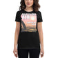 Salt in the Air, Sand on My Hair Women’s Motivational Black T-Shirt