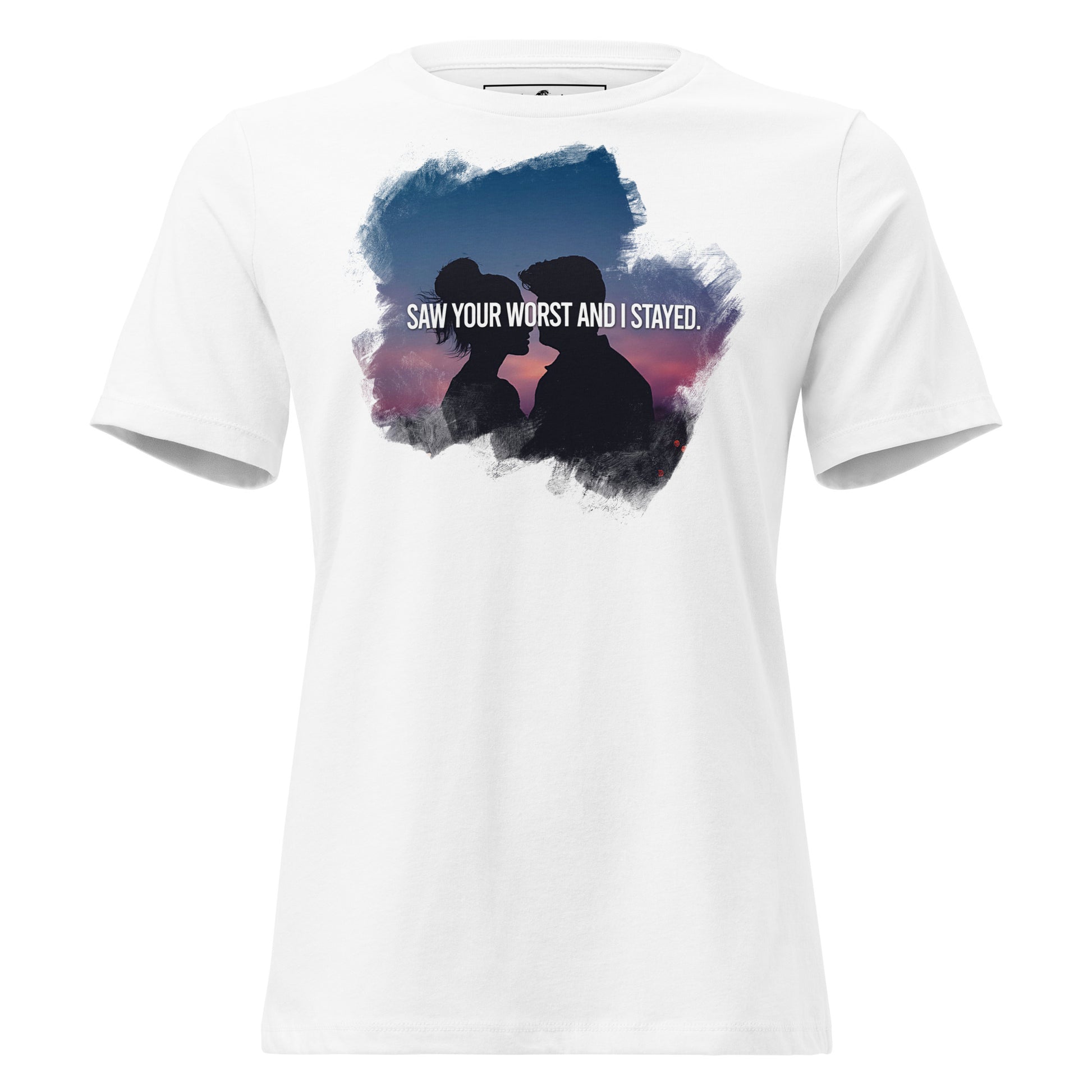Saw Your Worst and I Stayed – Twilight Edition White Motivational Women’s T-Shirt