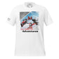 "Say Yes to New Adventure" Men's Motivational White T-Shirt