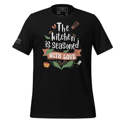 Seasoned with Love Men's Motivational Black T-Shirt