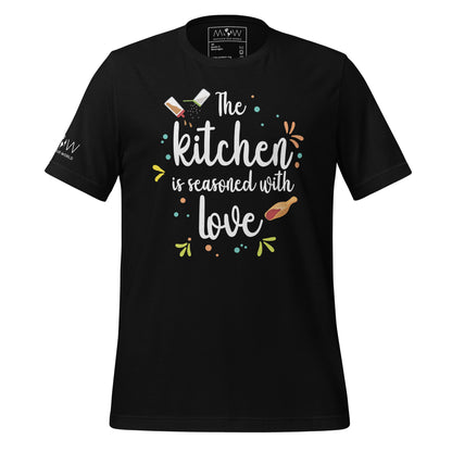 Seasoned with Love Men's Motivational Black T-Shirt