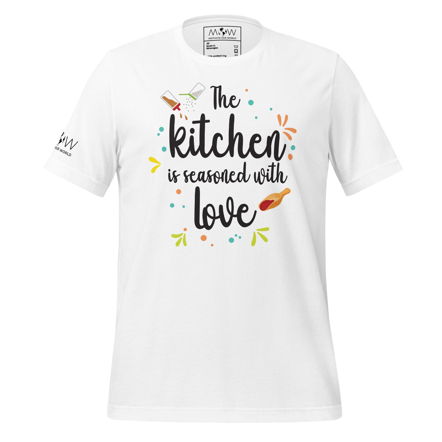 Seasoned with Love Men's Motivational White T-Shirt