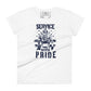 Service Women’s Motivational White T-Shirt