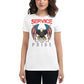 Service with Pride Women’s Motivational White T-Shirt