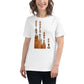 "Set Goals and Go Strategy" White Motivational Women’s T-Shirt Lifestyle