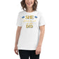 She Believed She Could So She Did Graduation White Motivational Women’s T-Shirt Lifestyle