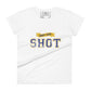 Shoot Your Shot Women’s Motivational White T-Shirt